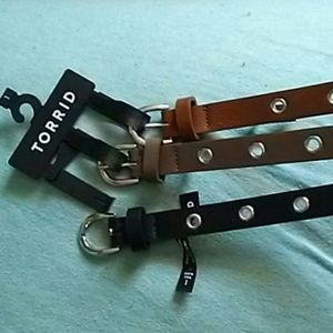 3 Torrid Size 1 Belts